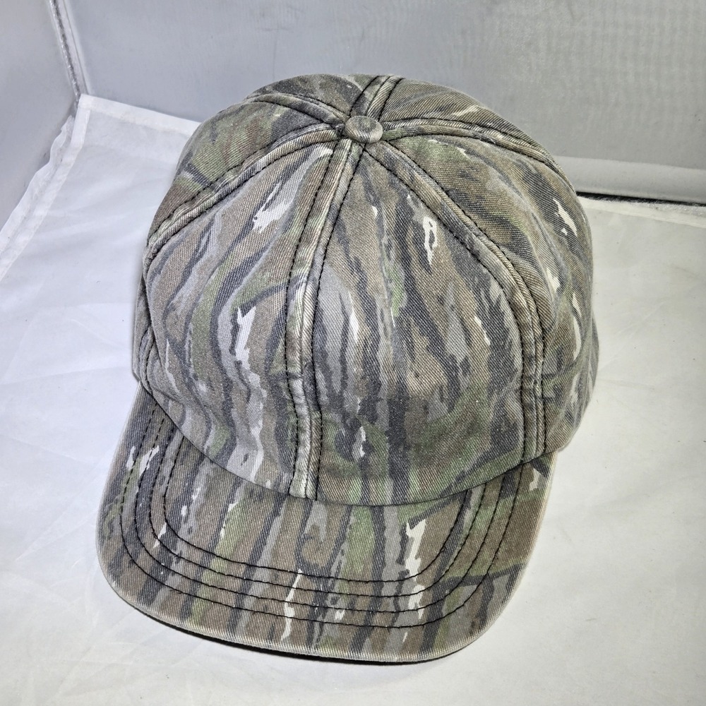 Vintage Trebark Camo Hunting Hat Thinsulate Cap Made in USA Large Camo Winter